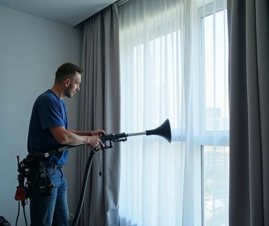 Professional drapes cleaning process tools Matty Curtain Cleaning manly-nsw