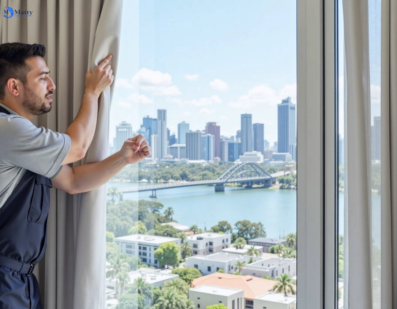 Professional curtain steam cleaning service manly-nsw QLD by Matty Curtain Cleaning