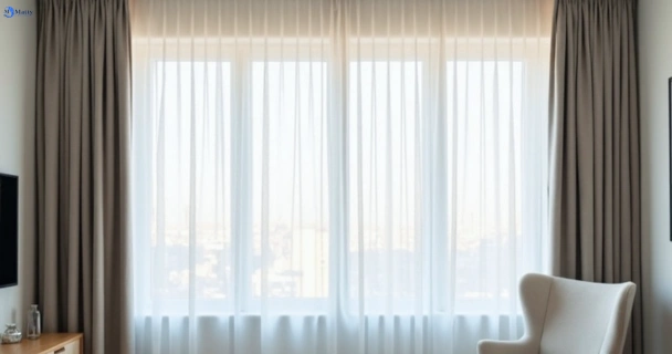 Restored vibrant drapes in manly-nsw QLD after Matty Curtain Cleaning